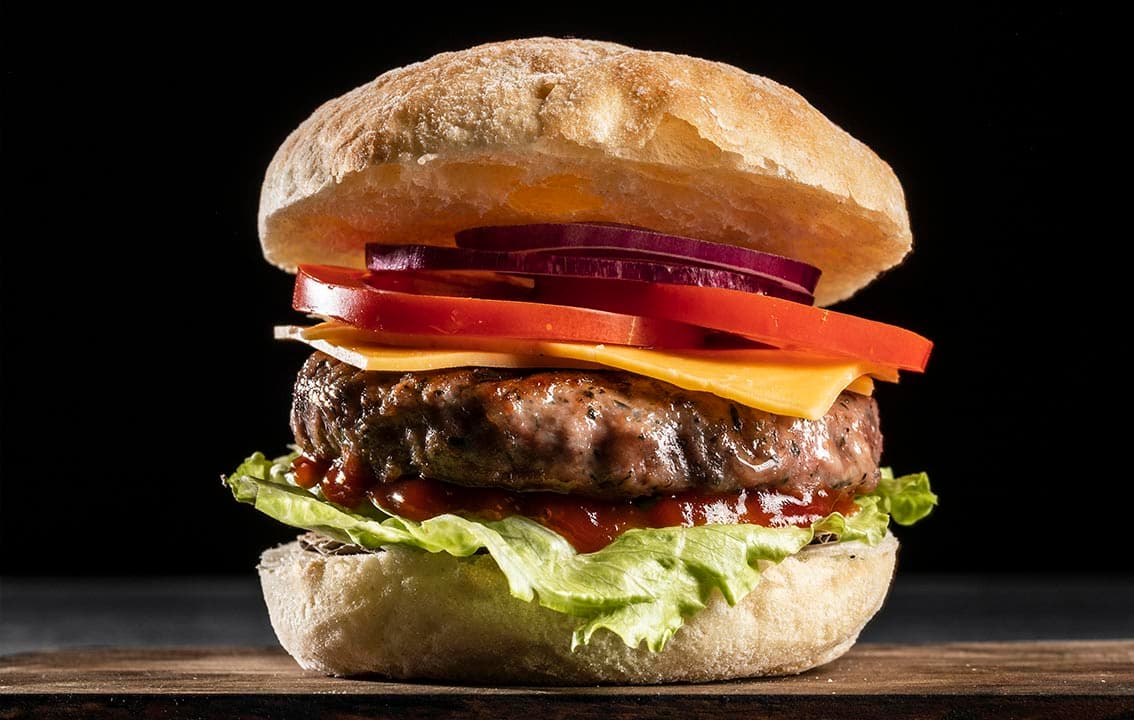 Hambúrguer com Bacon
